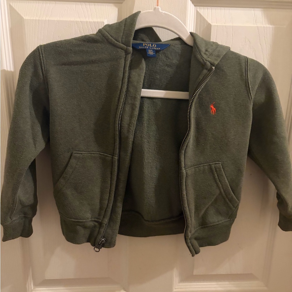 Polo by Ralph Lauren Kids Olive Green Hoodie